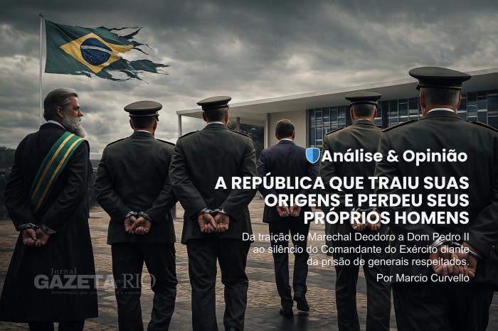 A República que traiu suas origens e perdeu seus próprios Homens 