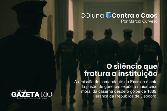 O silêncio que fratura a instituição