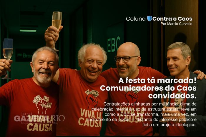 A festa tá marcada! Comunicadores do Caos convidados.