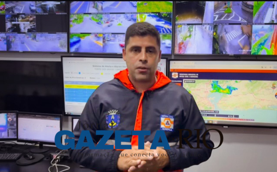 Defesa Civil registra três ocorrências e desmobiliza pontos de apoio após chuvas em Petrópolis