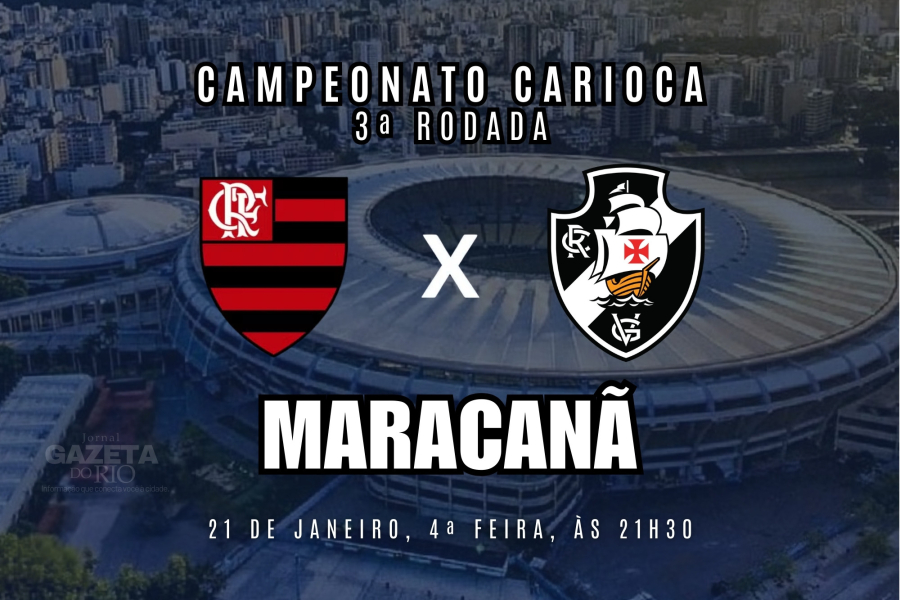 Flamengo x Vasco no Cariocão: onde assistir, horário e prováveis escalações